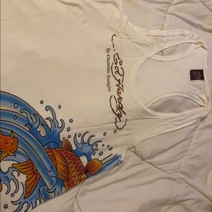 Ed Hardy by Christian Audigier tank top